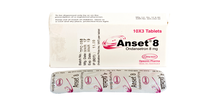 Anset 8mg Tablet