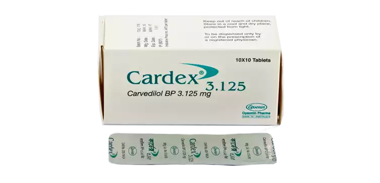Cardex 3.125mg Tablet
