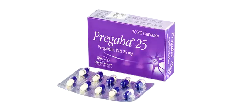 Pregaba 25mg Tablet