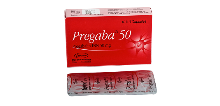 Pregaba 50mg Tablet
