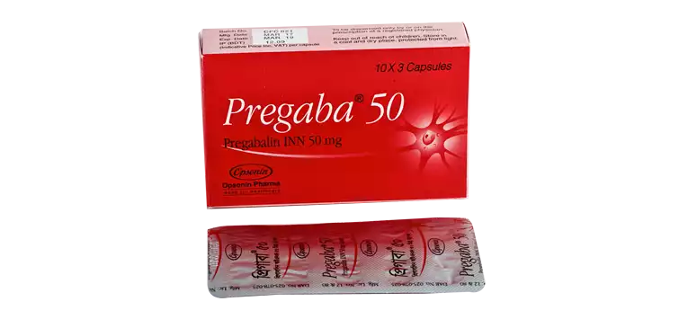 Pregaba 50mg Tablet