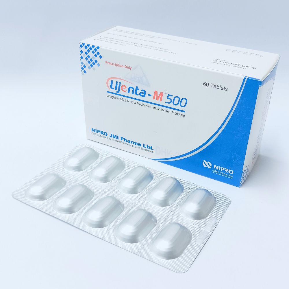 Lijenta-M 2.5 mg+500 mg
