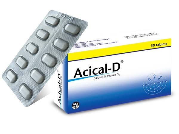 Acical-D 500mg+200IU