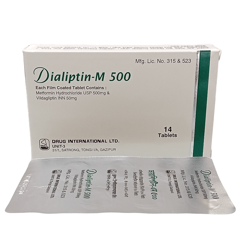 Dialiptin-M 500 Tablet