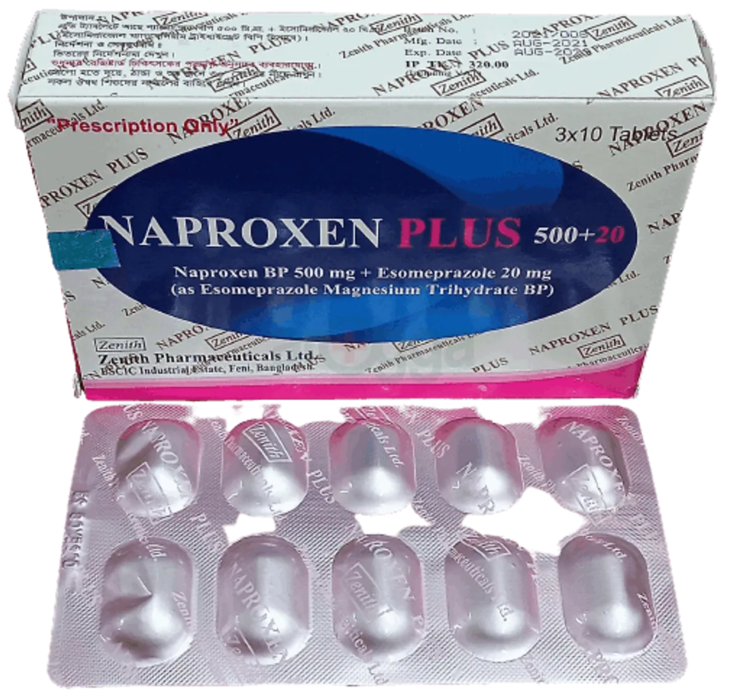 Naproxen Plus (Mystic) 500mg+20mg