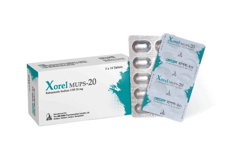 Xorel Mups 20mg (5 X 10 pcs) 20mg
