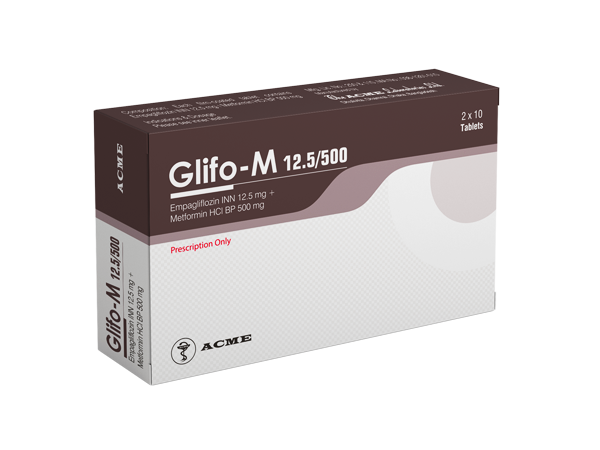 Glifo M 12.5/500 (30 Pcs) 12.5 mg+500 mg