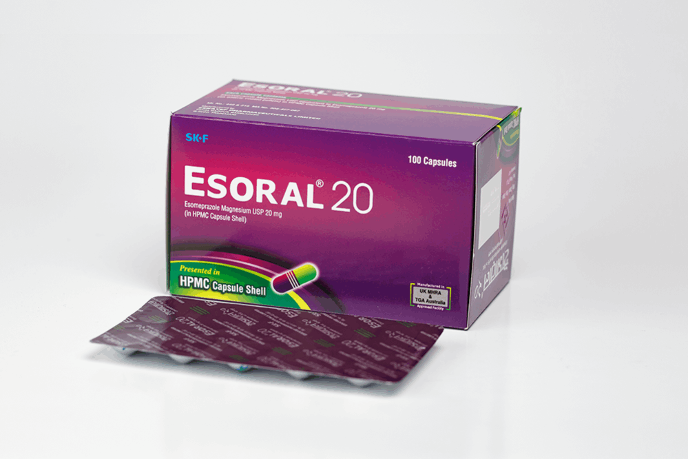 Esoral 20 cap