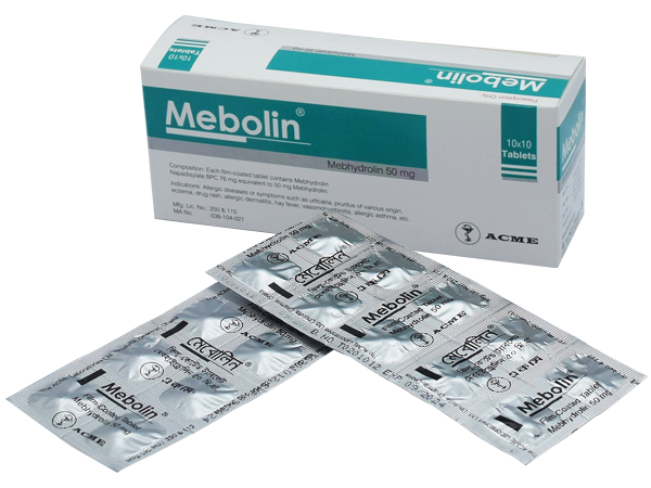 Mebolin 50mg Tablet