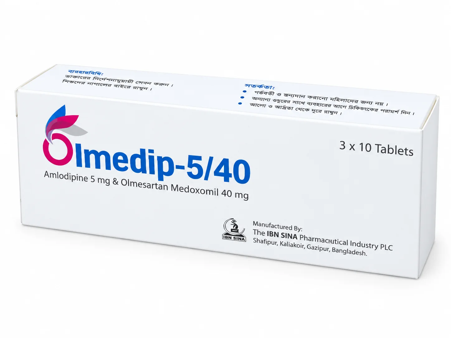 Olmedip 5 mg+40 mg (Tablet)