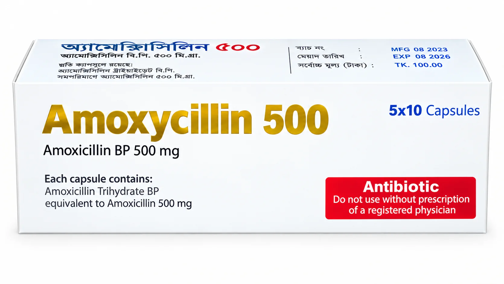 Amoxycillin 500