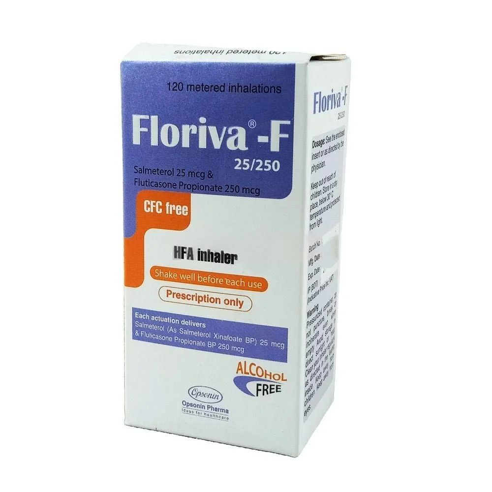 Floriva F inhaler (120 metered doses)