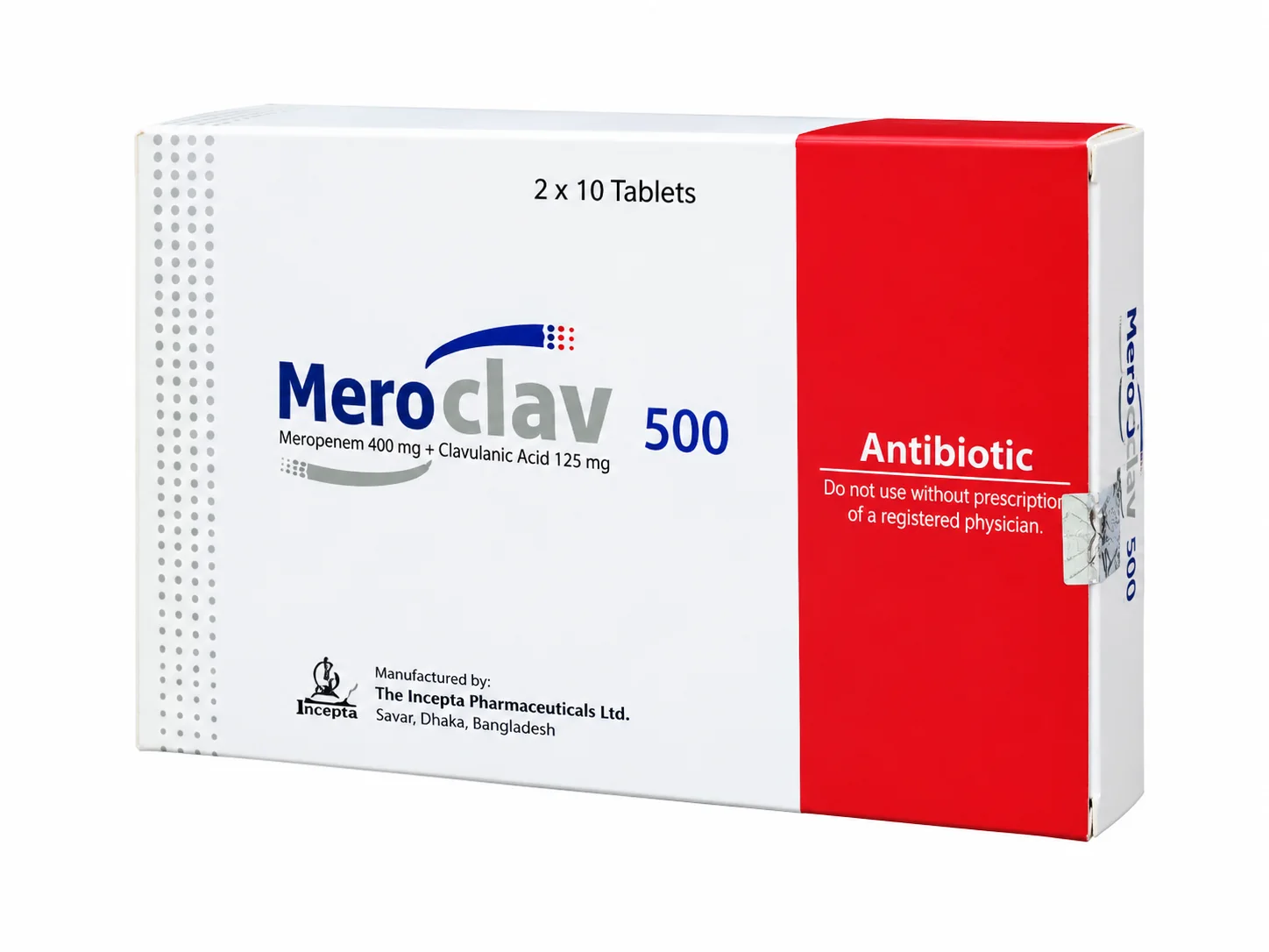 Meroclav 500 mg+125 mg (Tablet)
