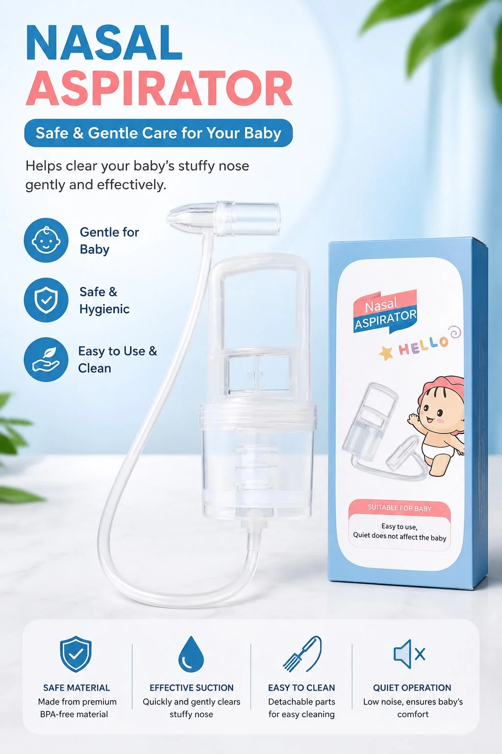 Baby Nasal Aspirators Nose Cleaner