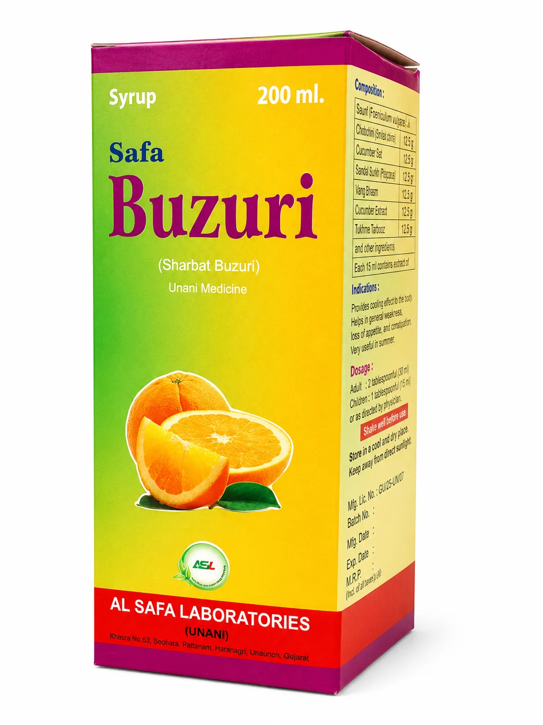 Safa Buzuri 200ml